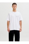 JACK & JONES BLAOWEN SS BRANDING TEE BRIGHT WHITE 12292397